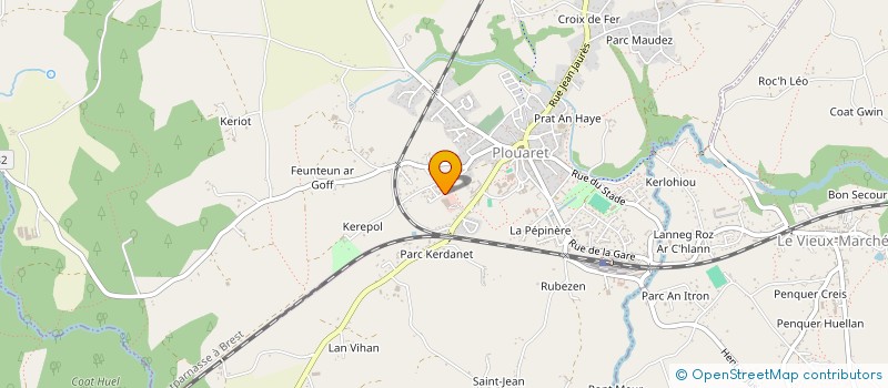 localisation de l'entreprise AN 4L POMPERIEN à PLOUARET