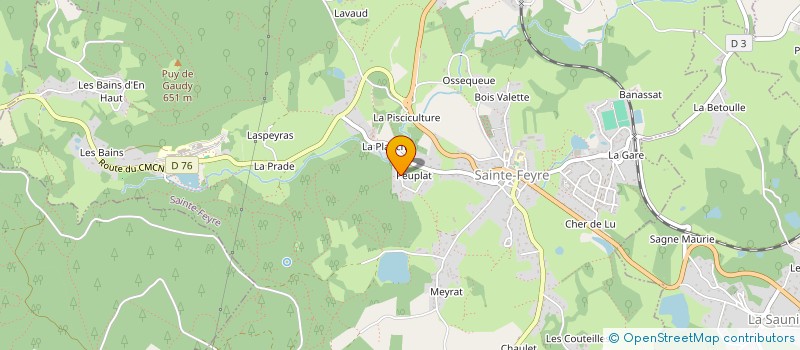 localisation de l'entreprise AN à SAINTE-FEYRE