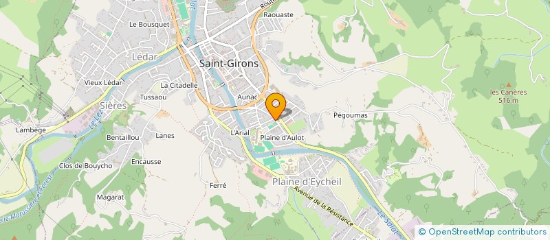 localisation de l'entreprise AN.AIX à SAINT-GIRONS
