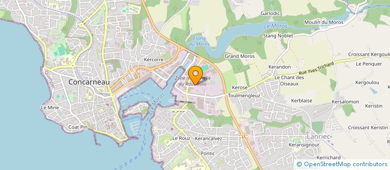 localisation de l'entreprise AN AOD  CONCARNEAU