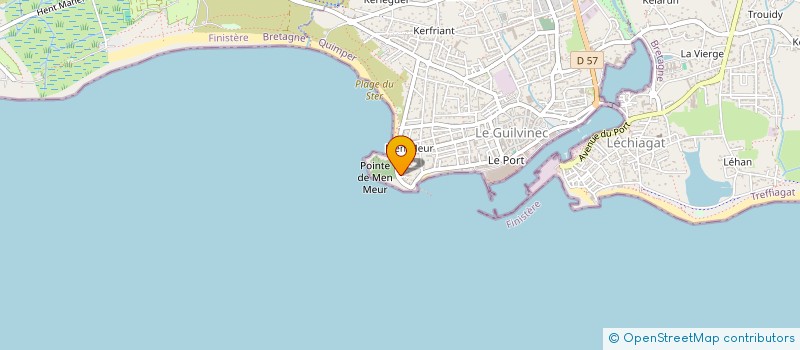localisation de l'entreprise AN ATOLL  GUILVINEC