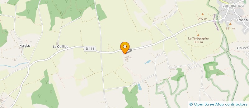 localisation de l'entreprise AN AVEL  PLOUGONVEN