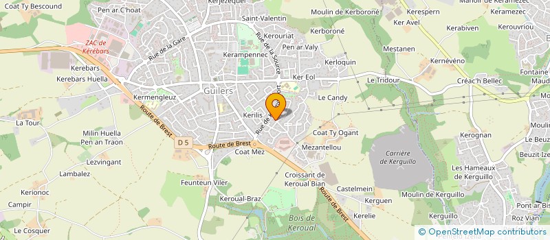 localisation de l'entreprise AN AVEL VOR  BOHARS