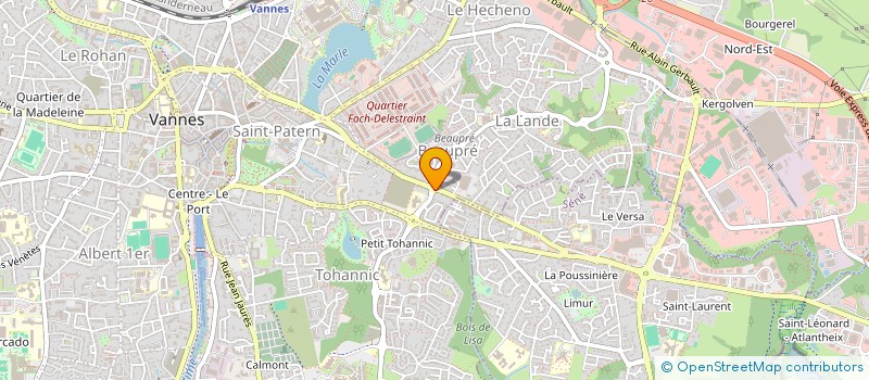 localisation de l'entreprise AN AZVENT à VANNES