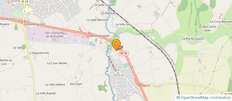 localisation de l'entreprise AN-C  HILLION