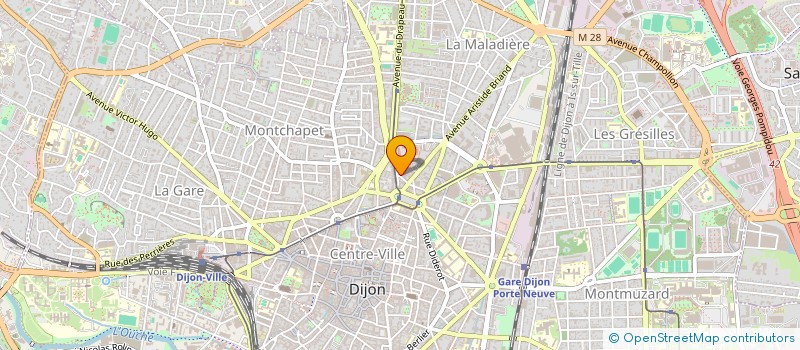 localisation de l'entreprise AN CALYPSO  DIJON