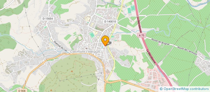 localisation de l'entreprise AN CONSEIL  CLERMONT-L'HERAULT