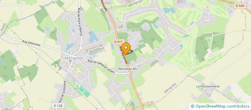 localisation de l'entreprise AN CONSULTING  MERIGNIES