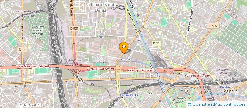 localisation de l'entreprise AN DA à AUBERVILLIERS