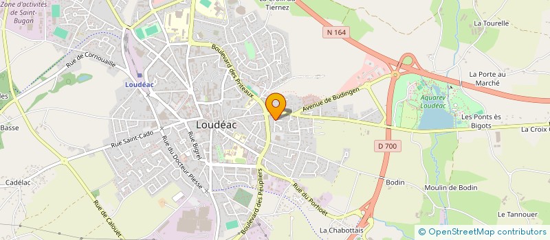 localisation de l'entreprise AN DERVENN à LOUDEAC