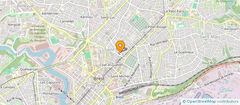 localisation de l'entreprise AN DISTRO à BREST