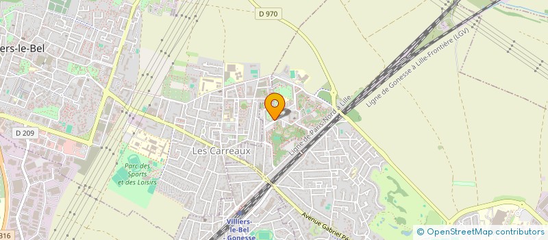 localisation de l'entreprise AN DRIVE à GONESSE