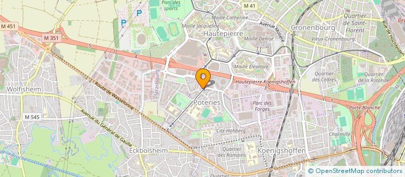 localisation de l'entreprise AN DRIVE à STRASBOURG