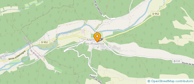 localisation de l'entreprise AN EL KA  ALLEMAGNE-EN-PROVENCE