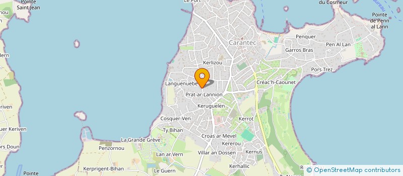 localisation de l'entreprise AN EOL  CARANTEC