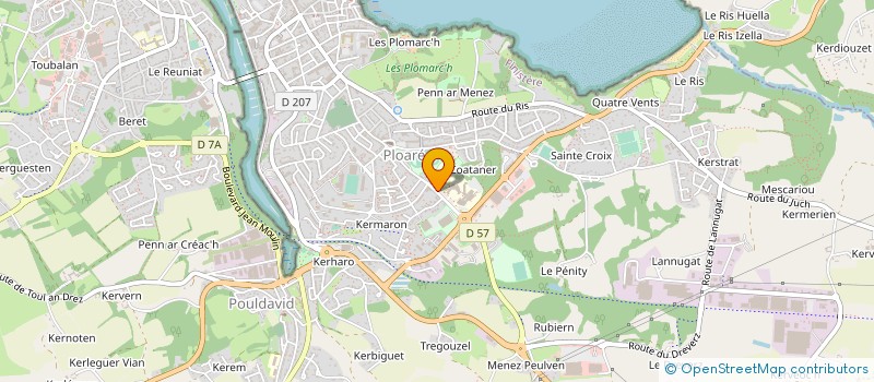 localisation de l'entreprise AN EVEZH : L'ATTENTION ET LE SOIN  DOUARNENEZ