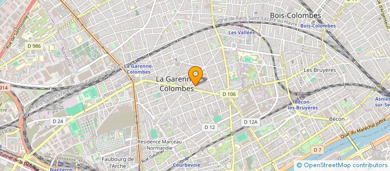 localisation de l'entreprise AN EXPAT IN PARIS à LA GARENNE-COLOMBES