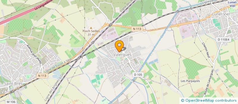 localisation de l'entreprise AN EXPERTISE AUDIT CONSEIL  VALERGUES