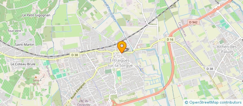 localisation de l'entreprise AN'GE  ENTRAIGUES-SUR-LA-SORGUE