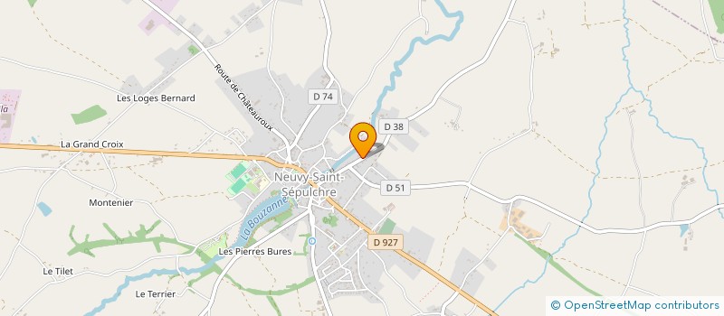 localisation de l'entreprise AN HEOL ESPACES VERTS à NEUVY-SAINT-SEPULCHRE