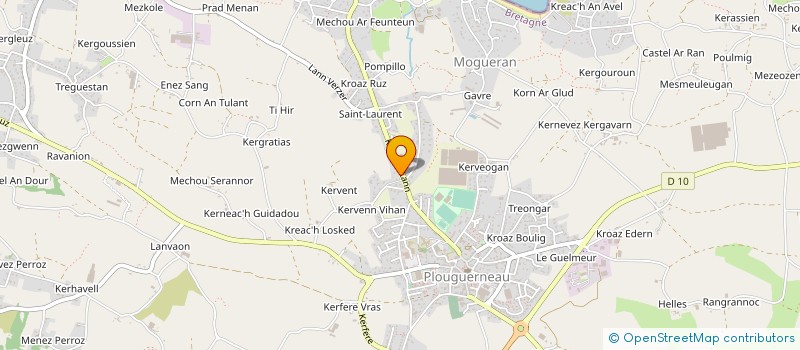 localisation de l'entreprise AN HINI BIHAN - ASSOCIATION DES ASSISTANTES MATERNELLES  PLOUGUERNEAU