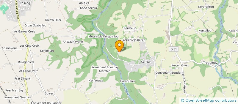 localisation de l'entreprise AN HOLEN  TONQUEDEC