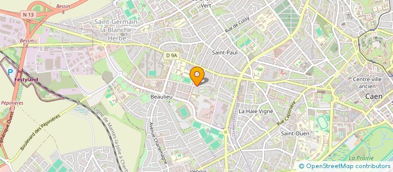 localisation de l'entreprise AN.IMMO à CAEN
