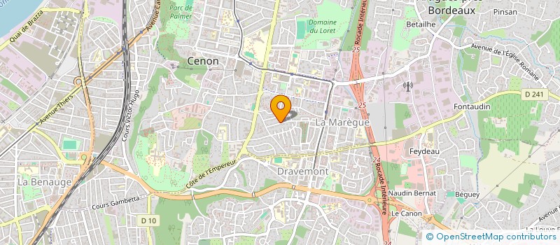 localisation de l'entreprise AN INDIRA  CENON