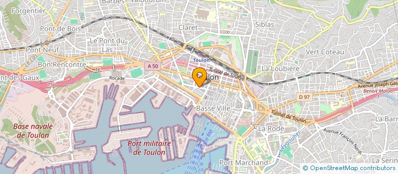 localisation de l'entreprise AN INVEST AUBAGNE  TOULON