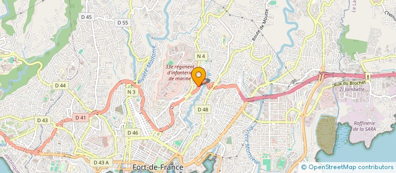 localisation de l'entreprise AN KOU DEWO MARTINIQUE  FORT-DE-FRANCE