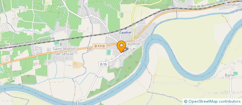 localisation de l'entreprise AN LE TAILLAN  CAUDROT