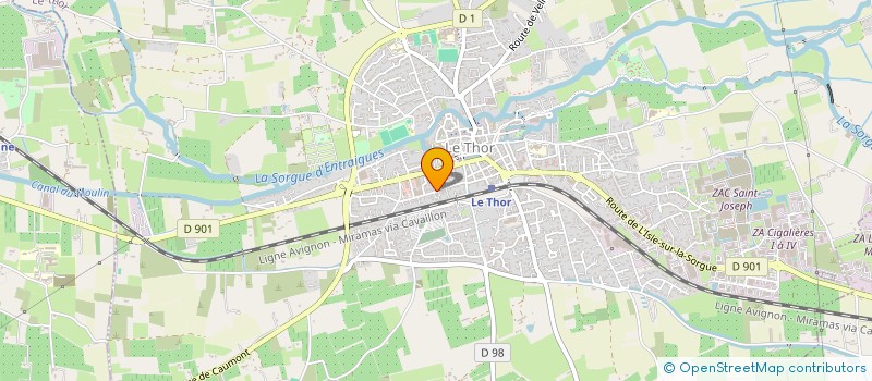 localisation de l'entreprise AN LIBERTE  LE THOR