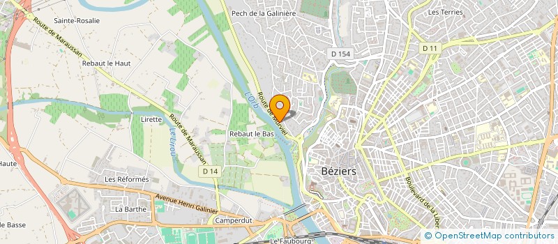 localisation de l'entreprise AN NAM CUISINE  BEZIERS