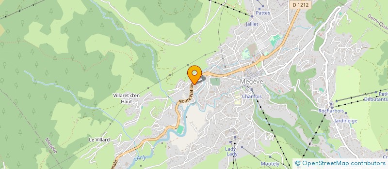 localisation de l'entreprise AN NHIEN  MEGEVE