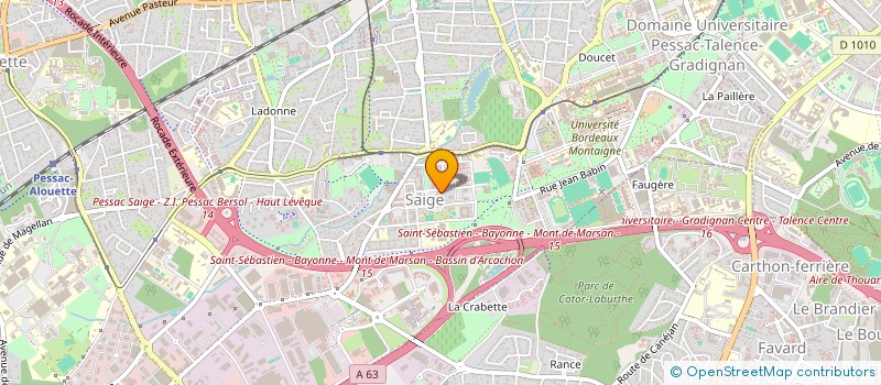 localisation de l'entreprise AN NOU BAY LA VWA - ANBLV  PESSAC