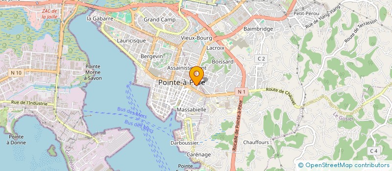 localisation de l'entreprise AN NOU FEY à POINTE A PITRE
