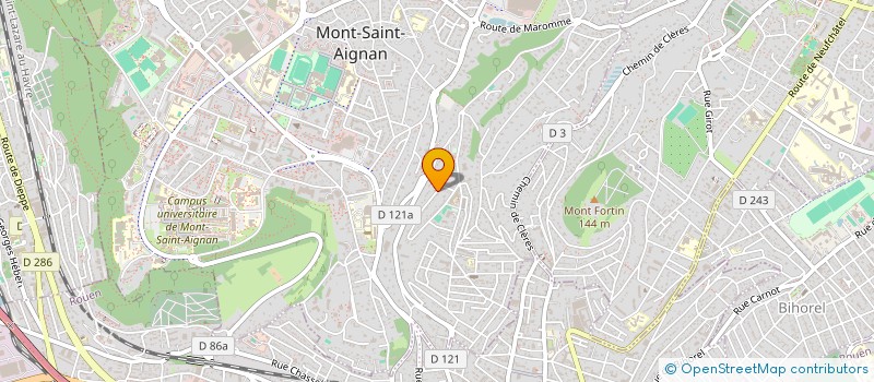 localisation de l'entreprise AN OFFSHORE  MONT-SAINT-AIGNAN