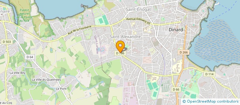 localisation de l'entreprise AN OGLENN BREIZH  DINARD
