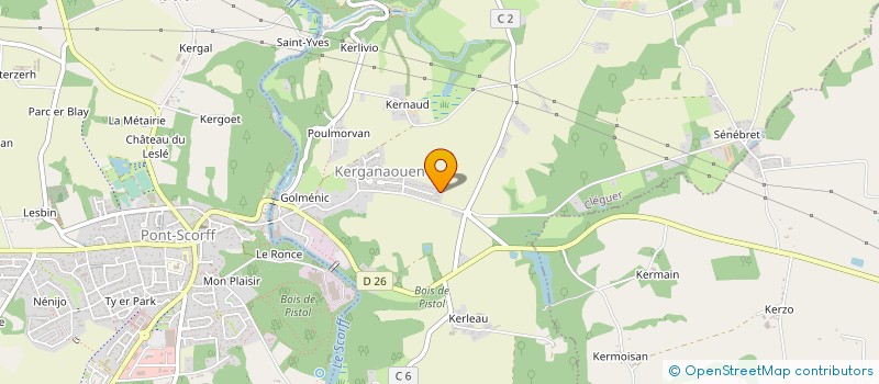 localisation de l'entreprise AN ORIANT CANICROSS  LORIENT