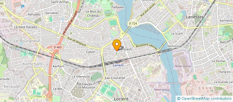 localisation de l'entreprise AN ORIANT MEDIAS à LORIENT