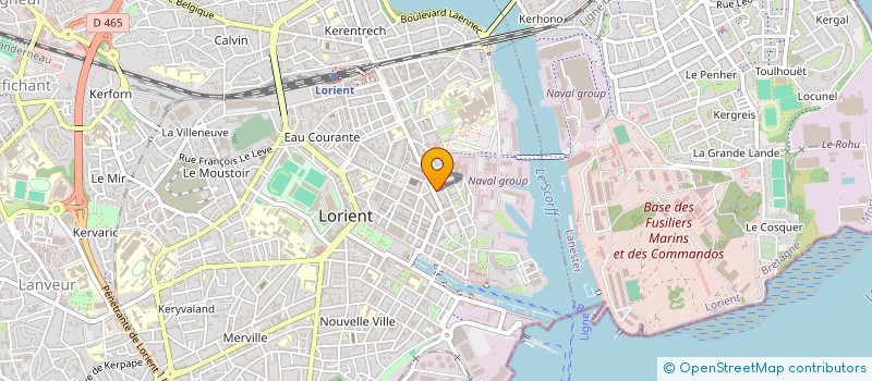 localisation de l'entreprise AN ORIANT TANGO  LORIENT