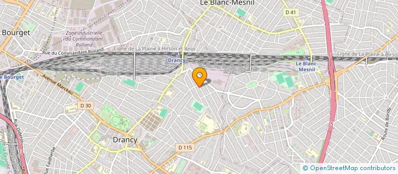 localisation de l'entreprise AN PEINTURE à DRANCY