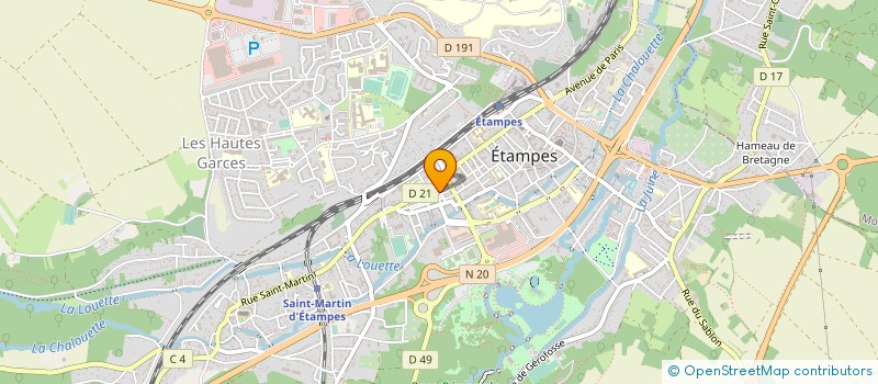 localisation de l'entreprise AN PRONTO 7-7 à ETAMPES
