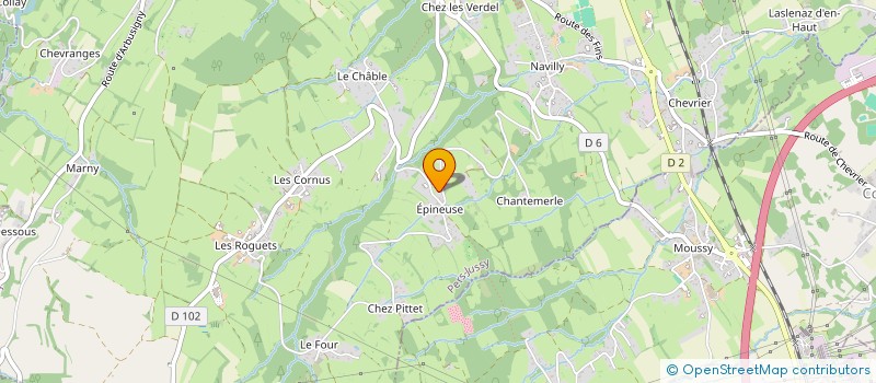 localisation de l'entreprise AN RENOVATION à PERS-JUSSY