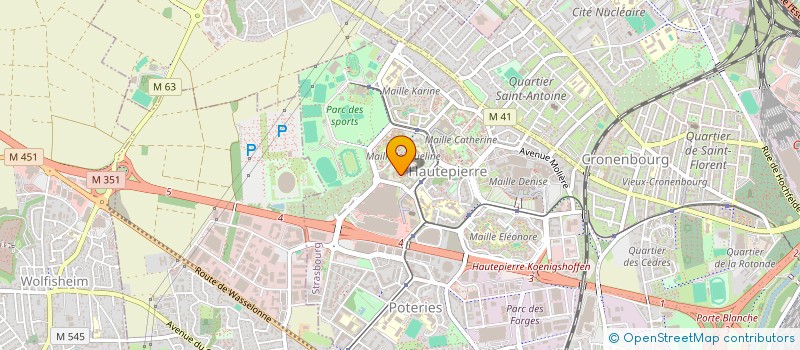 localisation de l'entreprise AN&RI RENOVATION à STRASBOURG