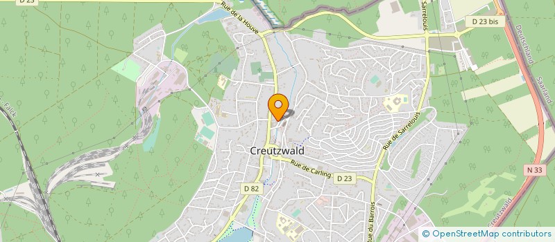 localisation de l'entreprise AN SO LIS  CREUTZWALD