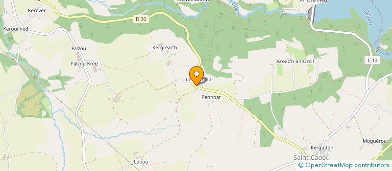 localisation de l'entreprise AN TEIR PLAC'H  SIZUN