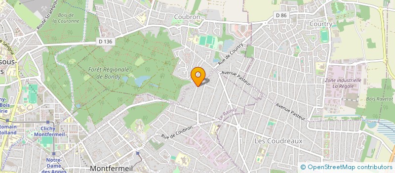 localisation de l'entreprise AN-TH  MONTFERMEIL