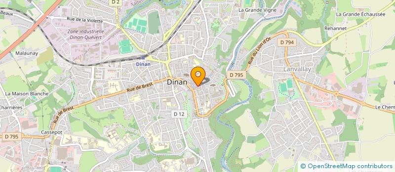 localisation de l'entreprise AN TI KAER SARL à DINAN