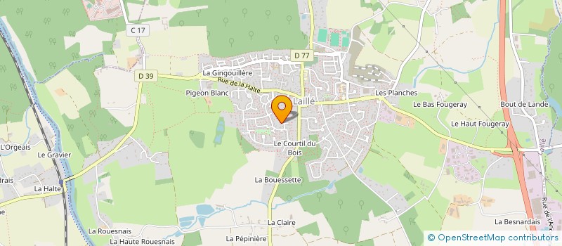 localisation de l'entreprise AN TI KOZH  LAILLE